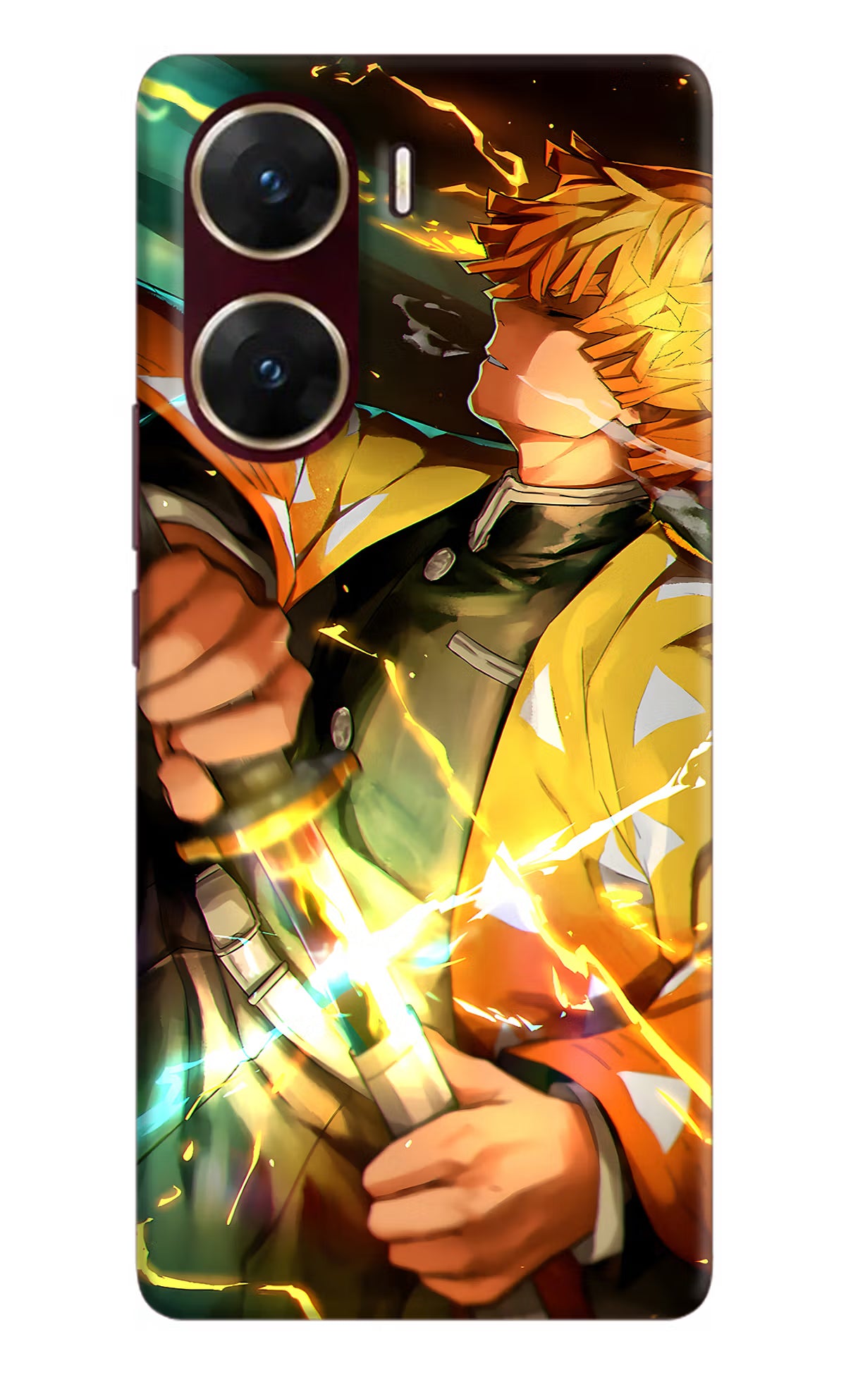 Demon Slayer Vivo V29E Hard Case Back Cover by Casekaro