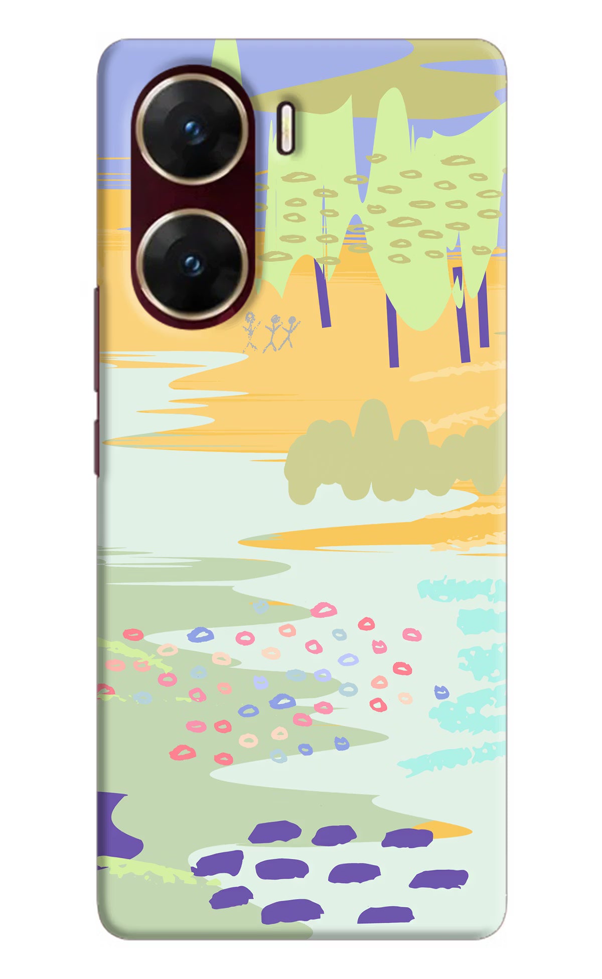 Scenery Vivo V29E Hard Case Back Cover by Casekaro