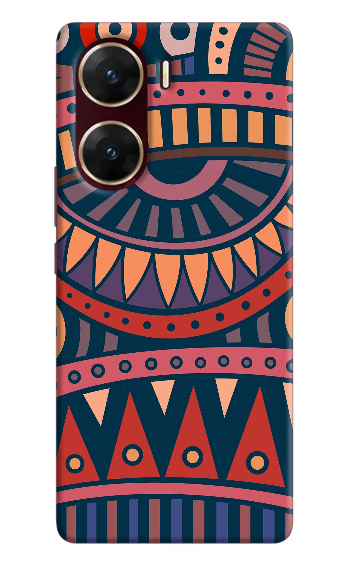 African Culture Design Vivo V29E Hard Case Back Cover by Casekaro