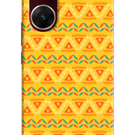 Tribal Pattern Vivo V29E Hard Case Back Cover by Casekaro