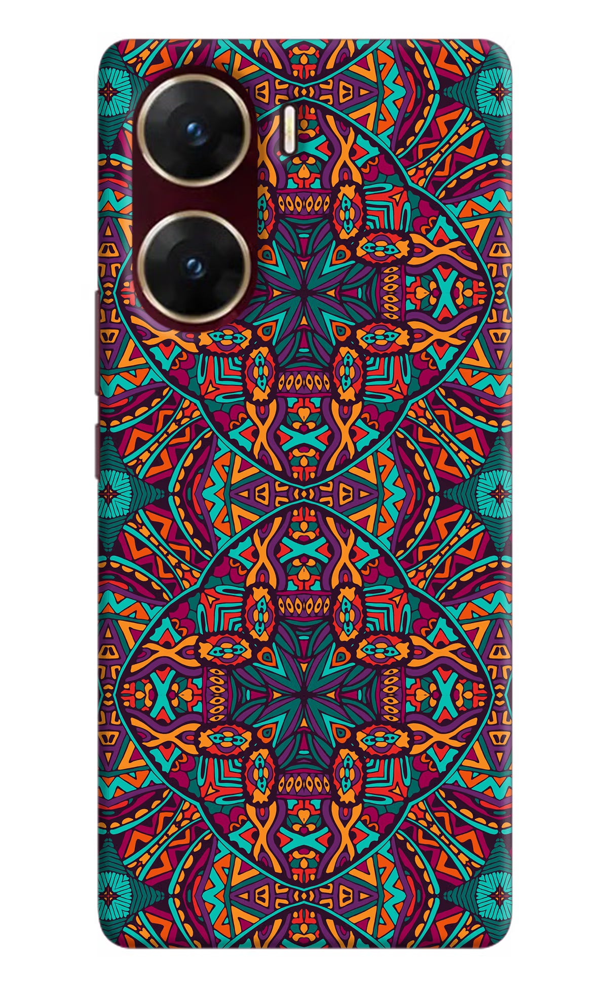 Colour Mandala Vivo V29E Hard Case Back Cover by Casekaro
