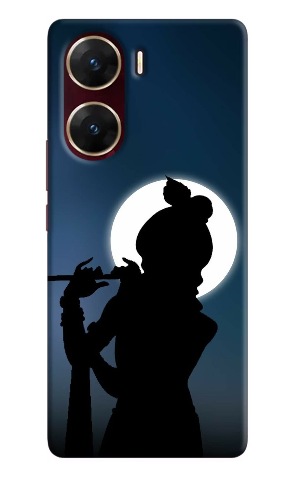 Shri Krishna Silhouette Vivo V29E Hard Case Back Cover by Casekaro