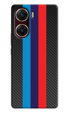 BMW Stripes Pattern Vivo V29E Hard Case Back Cover by Casekaro