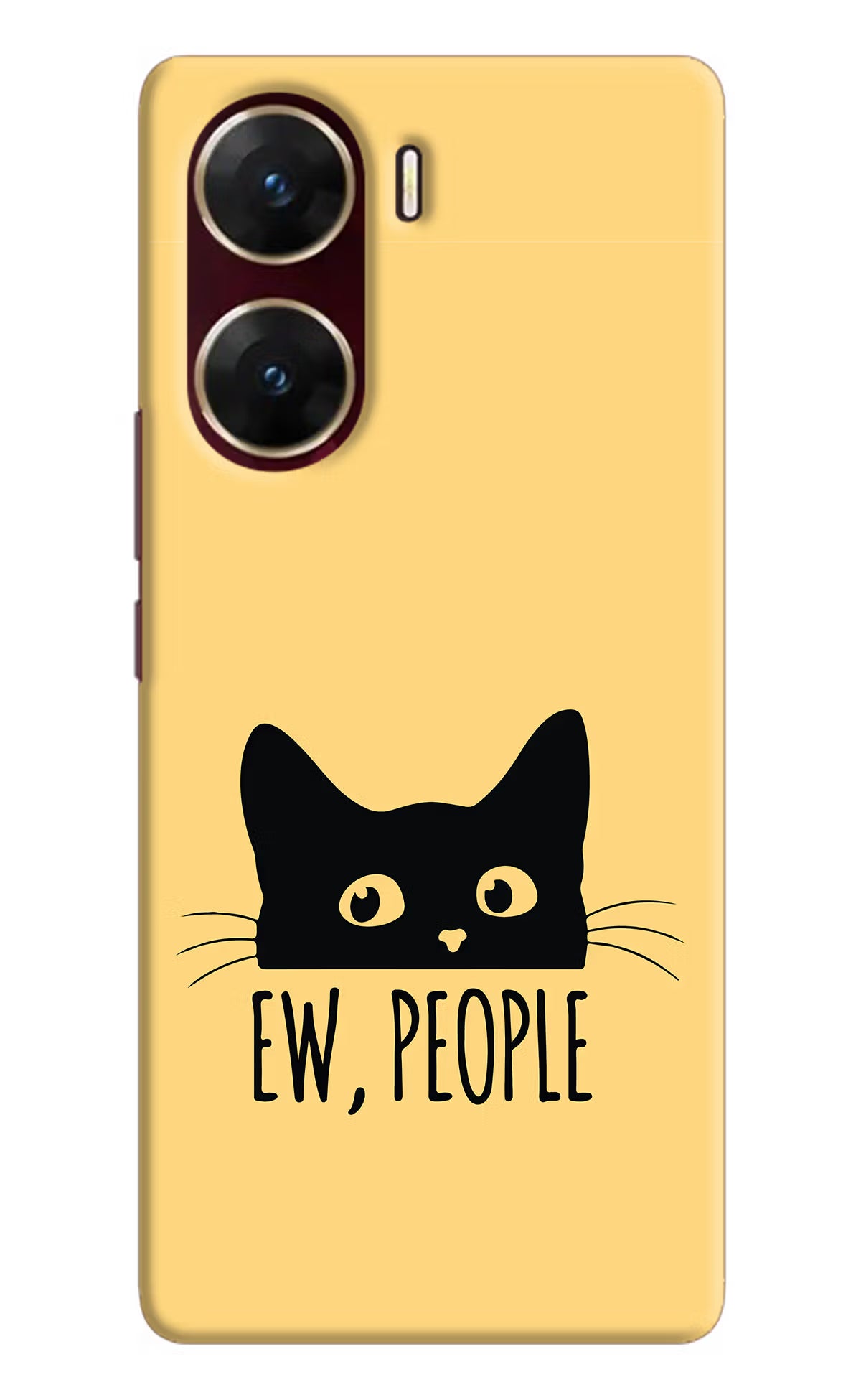 Ew People Catitude Vivo V29E Hard Case Back Cover by Casekaro