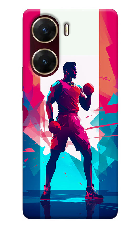 Champion Fighter (AI Generated) Vivo V29E Back Cover