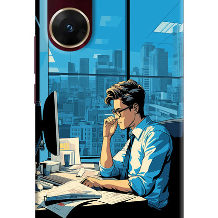 Focused Hustler (AI Generated) Vivo V29E Hard Case Back Cover by Casekaro