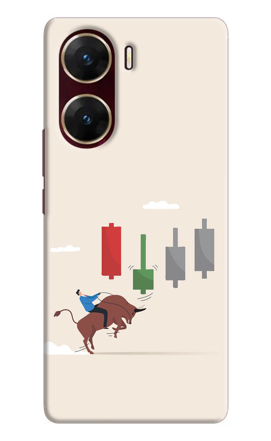 Bull Trading Momentum Vivo V29E Hard Case Back Cover by Casekaro