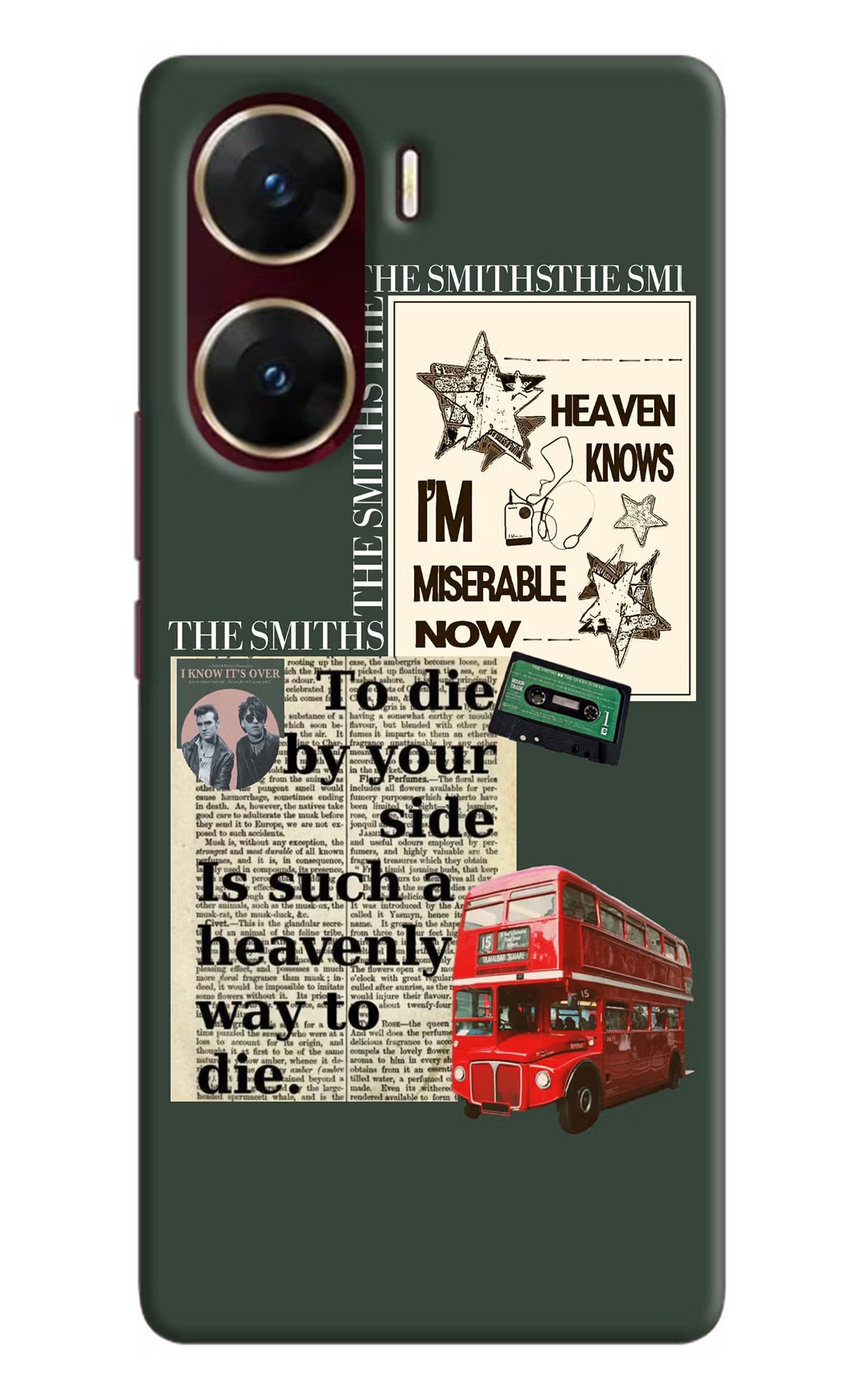 The Smiths Vivo V29E Hard Case Back Cover by Casekaro