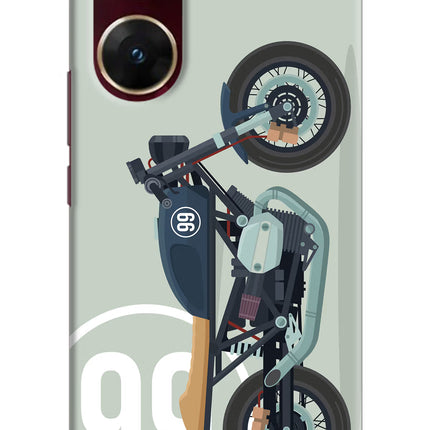 Classic Cafe Racer 99 Vivo V29E Hard Case Back Cover by Casekaro