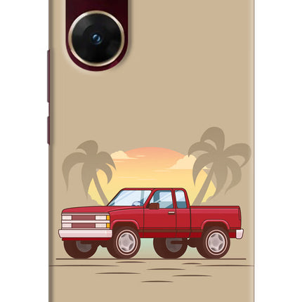 Desert Classic Drive Vivo V29E Hard Case Back Cover by Casekaro