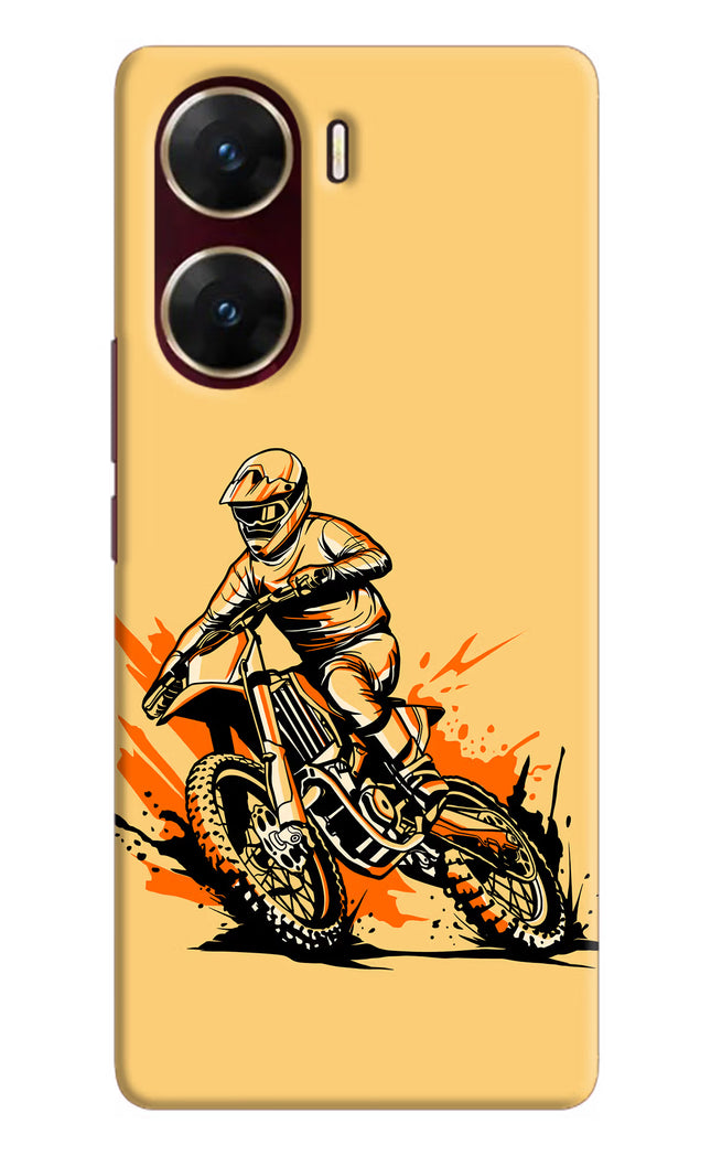 Off-Road Fury Vivo V29E Hard Case Back Cover by Casekaro