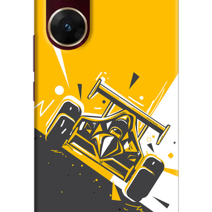 Track King Vivo V29E Hard Case Back Cover by Casekaro