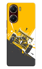 Track King Vivo V29E Hard Case Back Cover by Casekaro