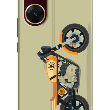 Vertical Speedster Vivo V29E Hard Case Back Cover by Casekaro