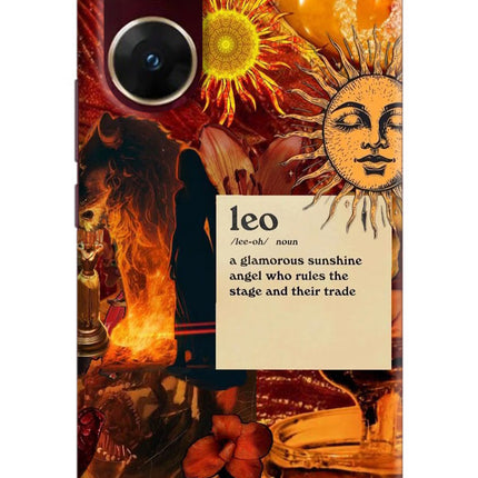 Leo Zodiac Vivo V29E Hard Case Back Cover by Casekaro