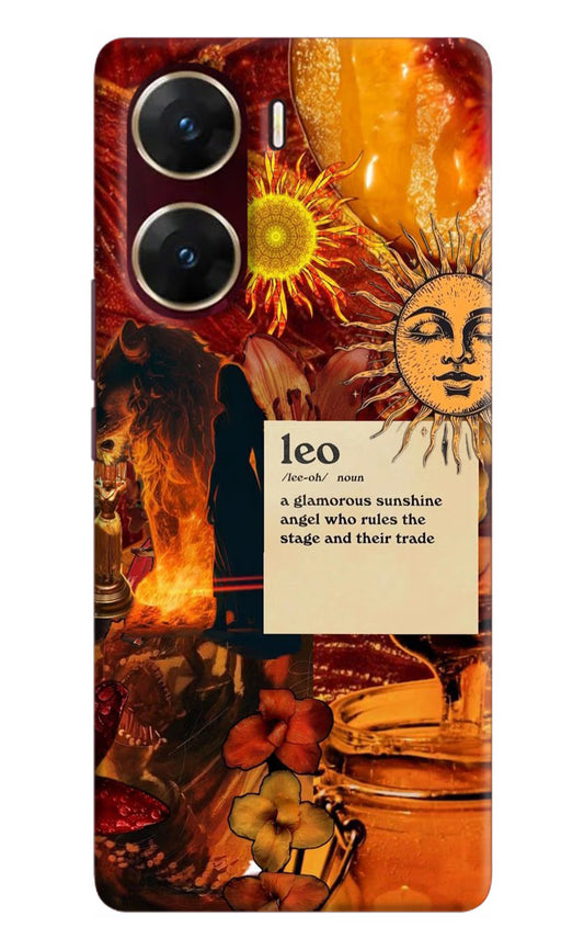 Leo Zodiac Vivo V29E Hard Case Back Cover by Casekaro