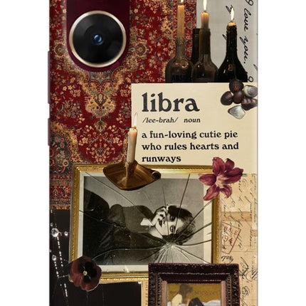 Libra Zodiac Vivo V29E Hard Case Back Cover by Casekaro