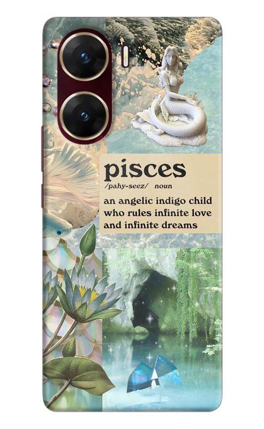 Pisces Zodiac Vivo V29E Hard Case Back Cover by Casekaro