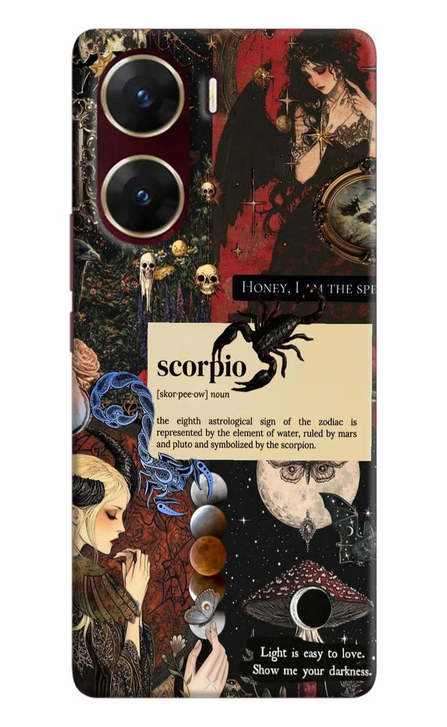 Scorpio Zodiac Vivo V29E Back Cover, Hard case