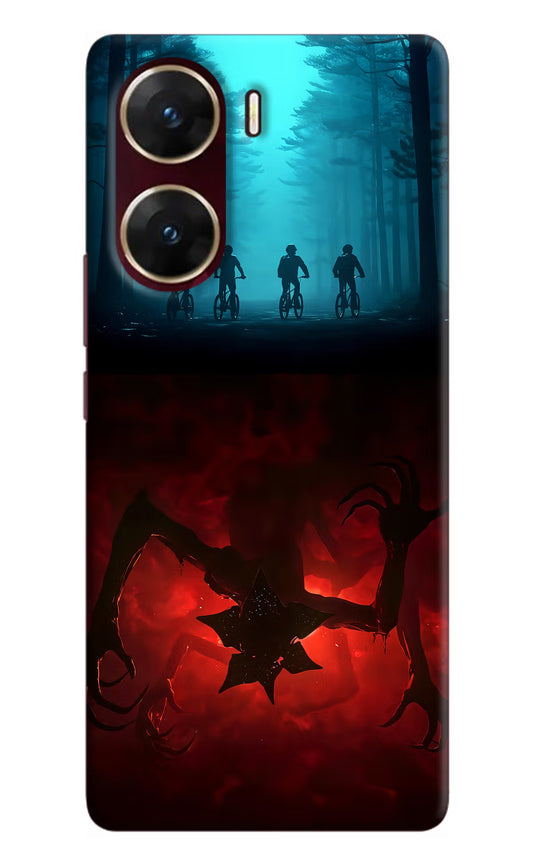 Ordinary Things Downside Up Vivo V29E Hard Case Back Cover by Casekaro