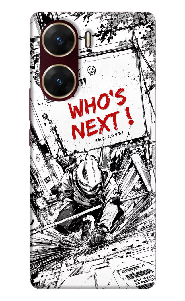 Who's Next Vivo V29E Hard Case Back Cover by Casekaro