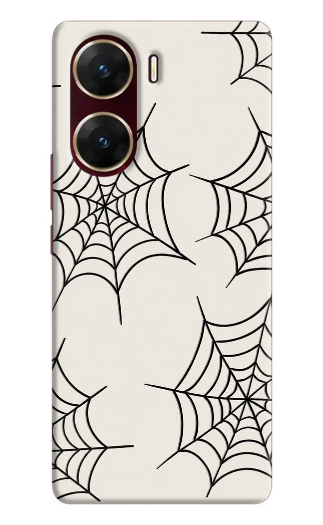 Spider Web Vivo V29E Hard Case Back Cover by Casekaro
