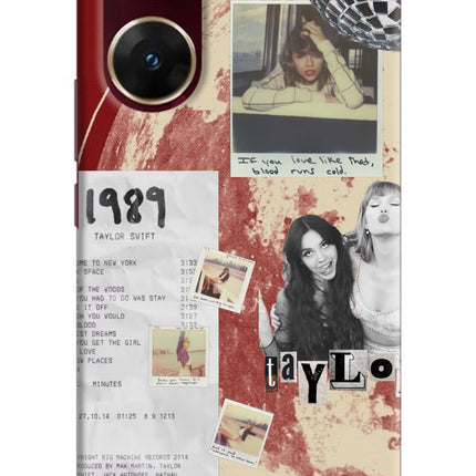 Taylor Swift Vivo V29E Hard Case Back Cover by Casekaro