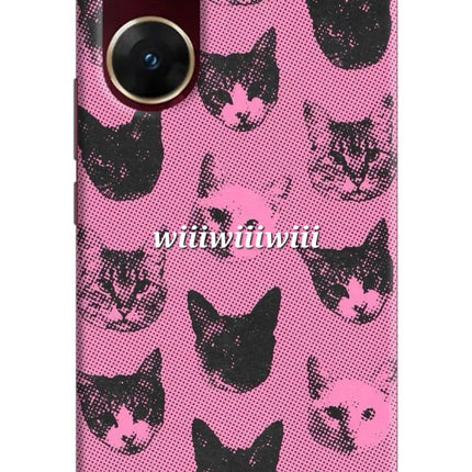 Pink Cats Vivo V29E Hard Case Back Cover by Casekaro