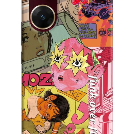 Funkover Vivo V29E Hard Case Back Cover by Casekaro