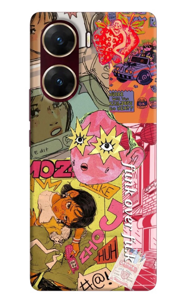 Funkover Vivo V29E Hard Case Back Cover by Casekaro