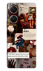 Zodiac Aries Vivo V29E Hard Case Back Cover by Casekaro