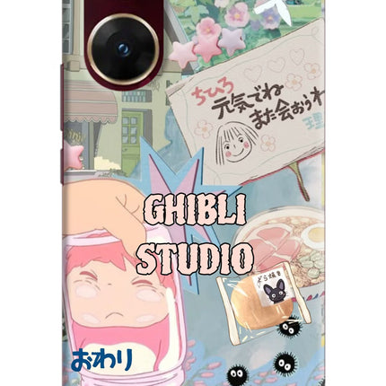 Studio Ghibli Vivo V29E Hard Case Back Cover by Casekaro