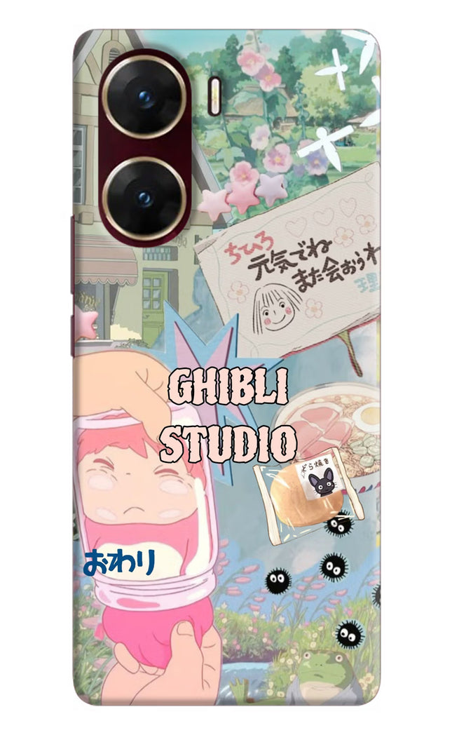 Studio Ghibli Vivo V29E Hard Case Back Cover by Casekaro