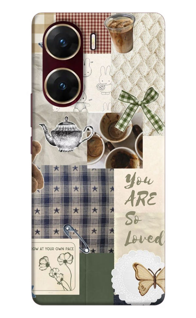 Cookie Vivo V29E Hard Case Back Cover by Casekaro