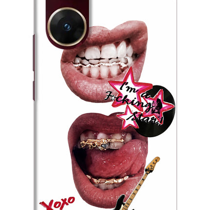 Rockstar Vivo V29E Hard Case Back Cover by Casekaro