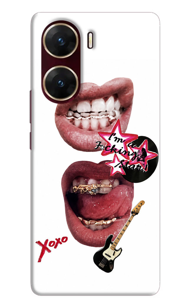 Rockstar Vivo V29E Hard Case Back Cover by Casekaro