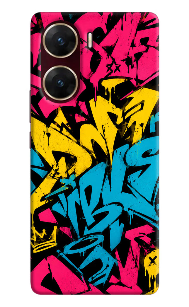 Graffiti Vibe Vivo V29E Hard Case Back Cover by Casekaro
