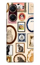 Mirror Cats Vivo V29E Hard Case Back Cover by Casekaro