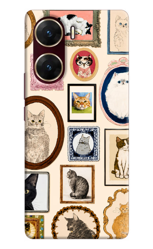 Mirror Cats Vivo V29E Hard Case Back Cover by Casekaro