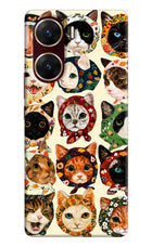 Cool Cat Vivo V29E Hard Case Back Cover by Casekaro