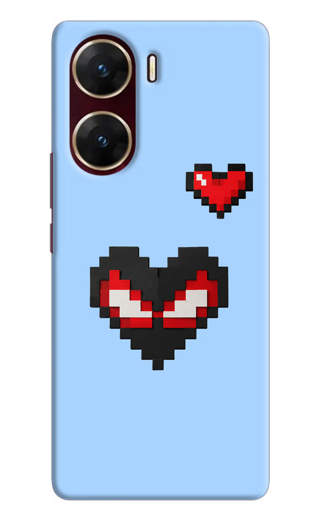 Peter Heart Vivo V29E Hard Case Back Cover by Casekaro