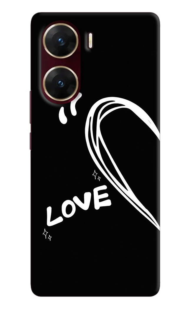 Love Line Vivo V29E Hard Case Back Cover by Casekaro