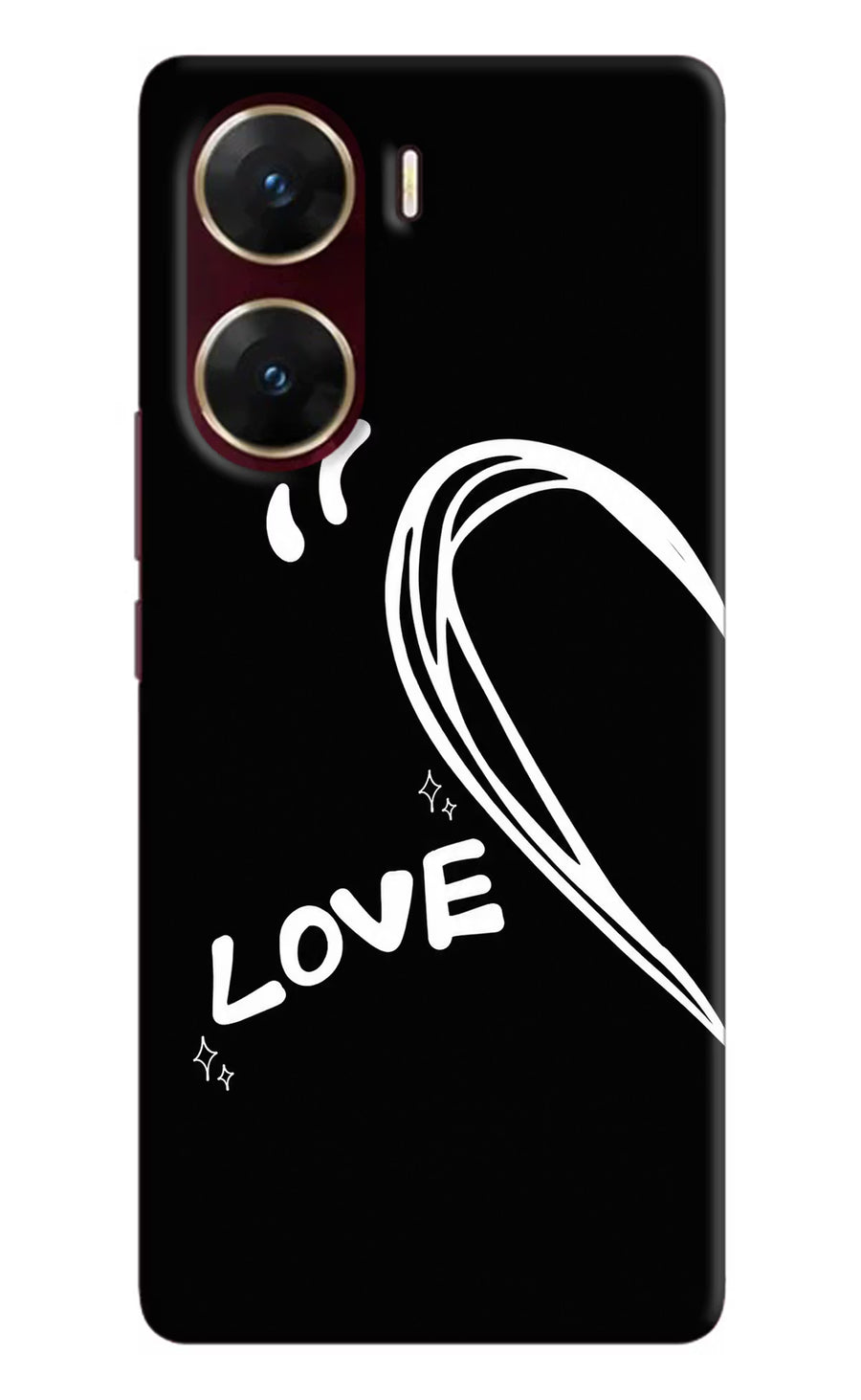 Love Line Vivo V29E Back Cover, Hard case