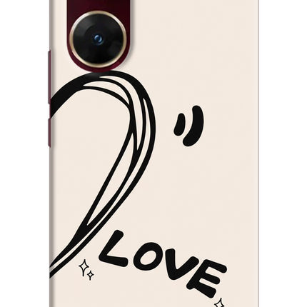 Soul Line Vivo V29E Hard Case Back Cover by Casekaro