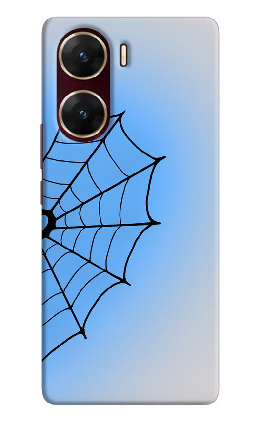 Blue Web Vivo V29E Hard Case Back Cover by Casekaro