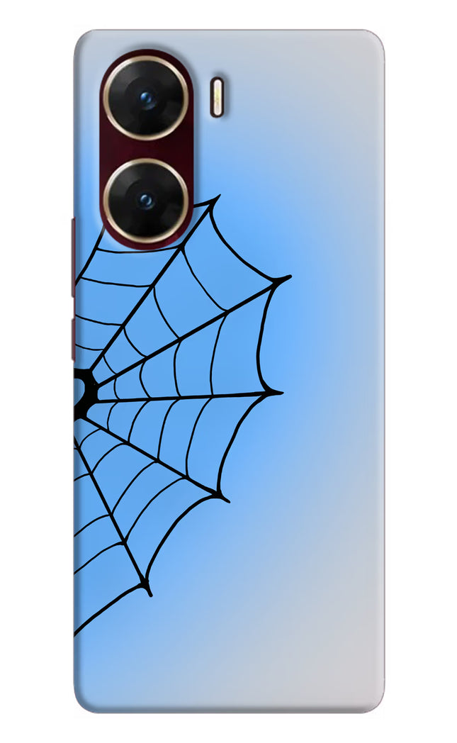 Blue Web Vivo V29E Hard Case Back Cover by Casekaro