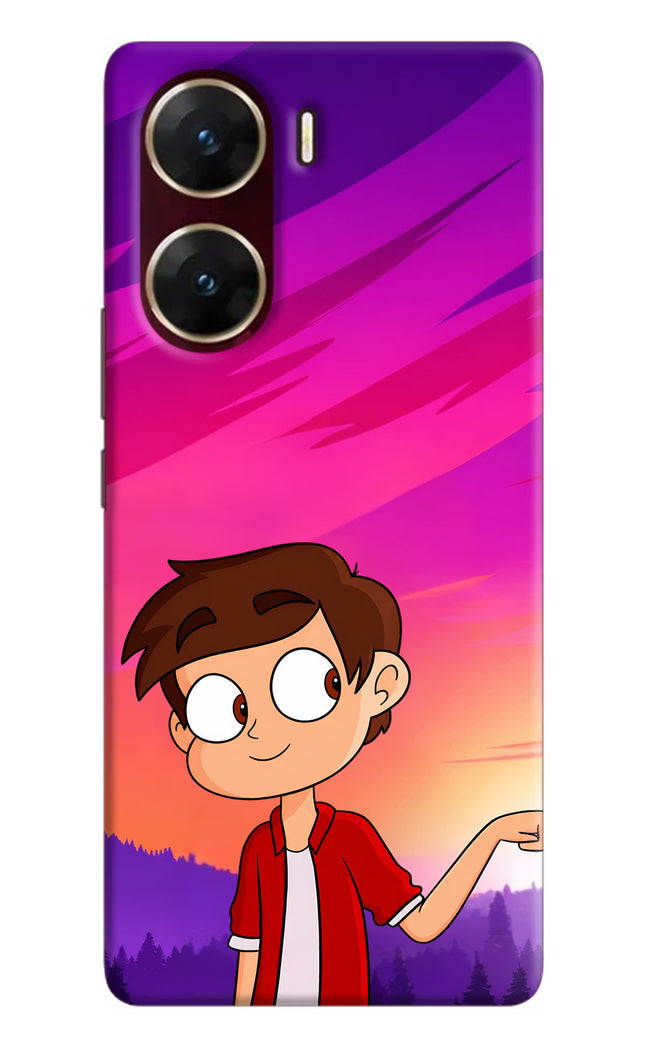 Marco Sunset Vivo V29E Hard Case Back Cover by Casekaro