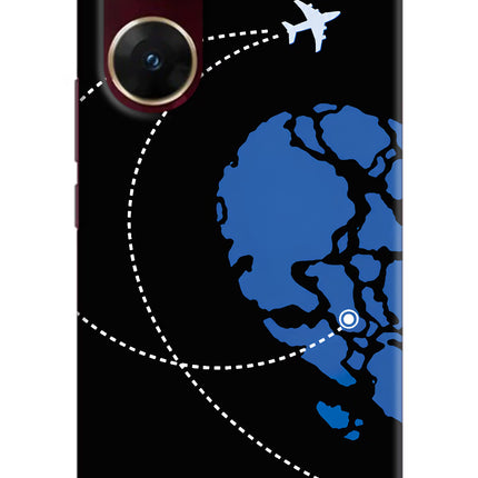 Love Orbit Vivo V29E Hard Case Back Cover by Casekaro