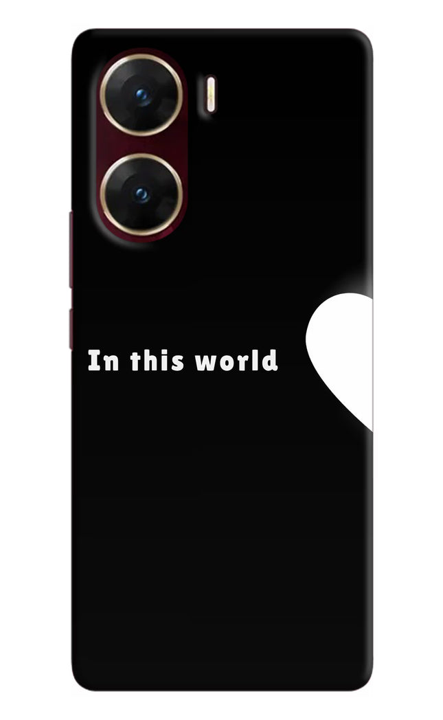 This World Vivo V29E Hard Case Back Cover by Casekaro