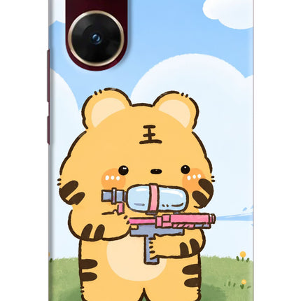 Tiger Treat Vivo V29E Hard Case Back Cover by Casekaro